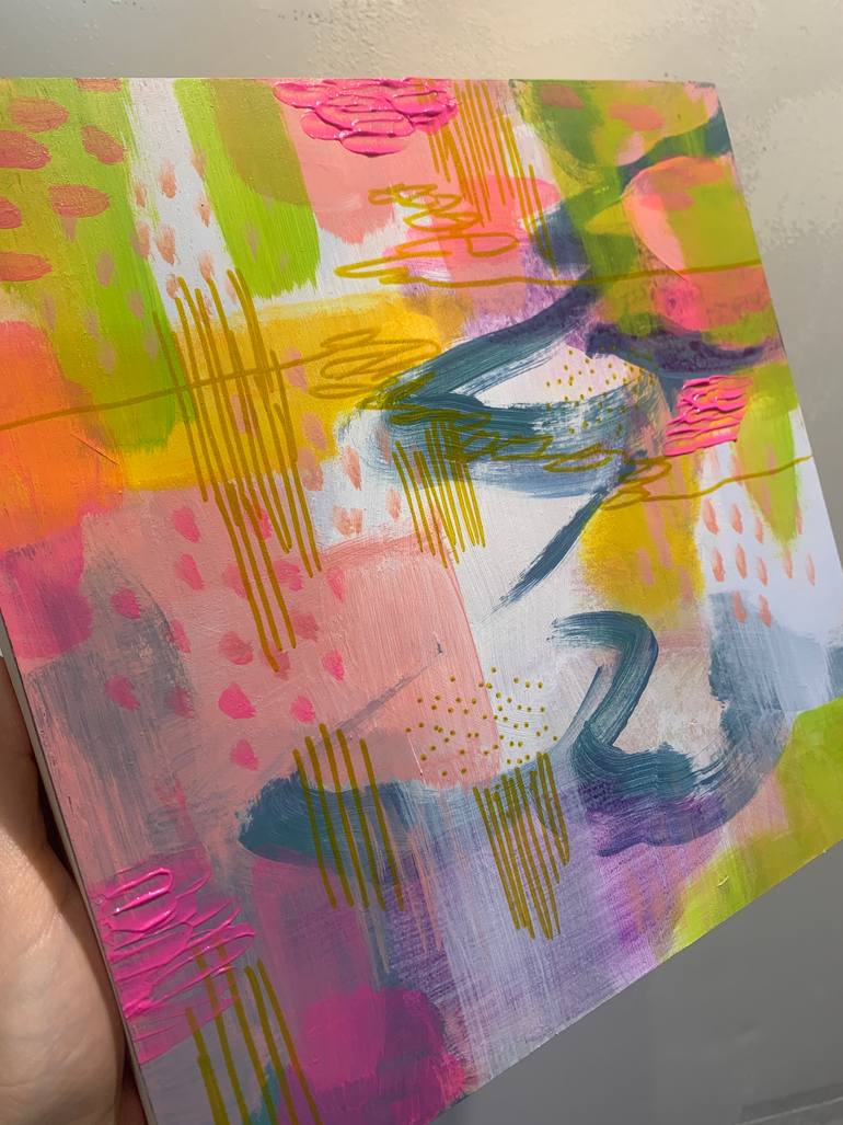 Original Abstract Expressionism Abstract Painting by Alissa Kim Tjen