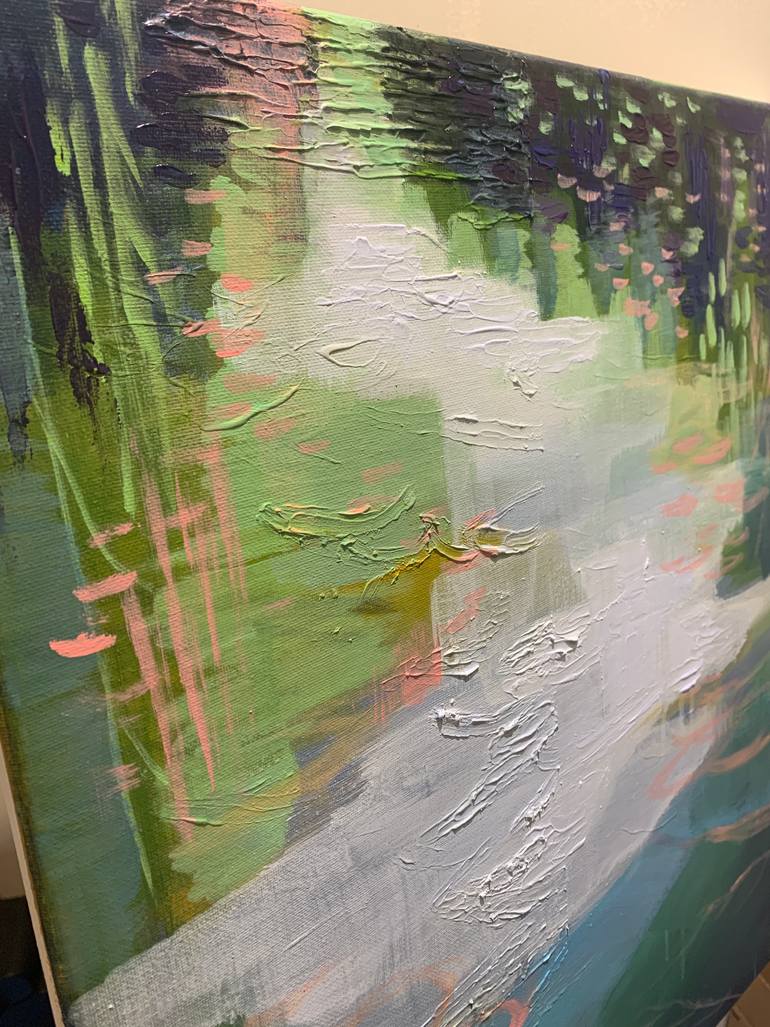 Original Abstract Expressionism Abstract Painting by Alissa Kim Tjen