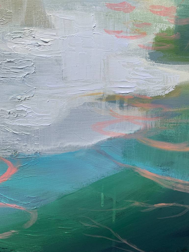 Original Abstract Expressionism Abstract Painting by Alissa Kim Tjen