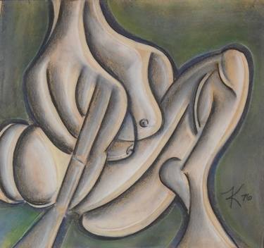 Print of Abstract Nude Drawings by Fred Koszewnik