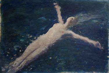 Original Nude Paintings by Lopez Del Castillo