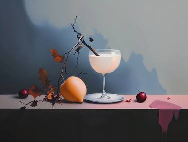 Original Abstract Still Life Digital by Hugo Valentine