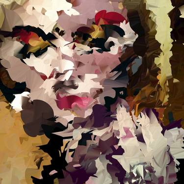 Print of Abstract Women Digital by Hugo Valentine