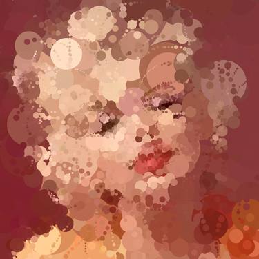 Print of Abstract Portrait Digital by Hugo Valentine