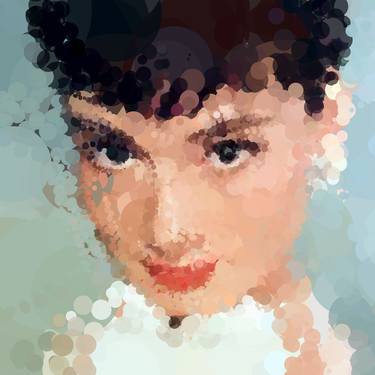 Print of Impressionism Portrait Digital by Hugo Valentine