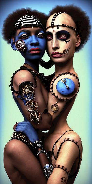 Original Surrealism Body Digital by Hugo Valentine
