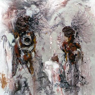 Original Abstract Expressionism Abstract Paintings by FERNANDO NIEVAS