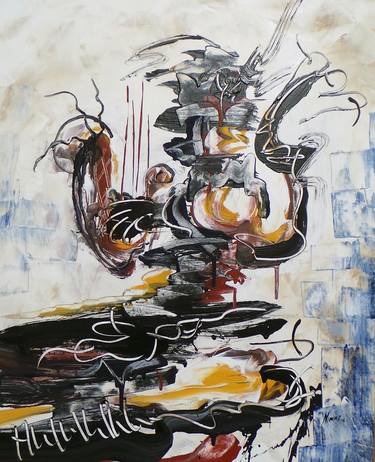 Original Abstract Expressionism Culture Paintings by FERNANDO NIEVAS