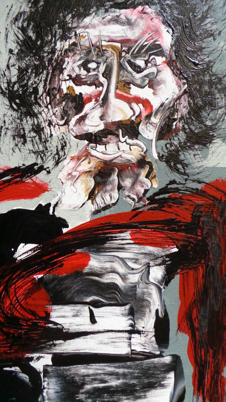 Original Abstract Expressionism Abstract Painting by Fernando Nievas