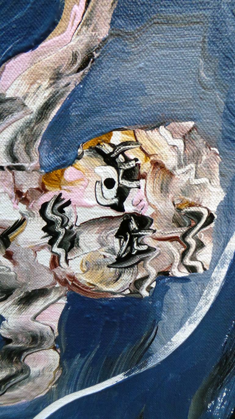 Original Abstract Expressionism Abstract Painting by Fernando Nievas