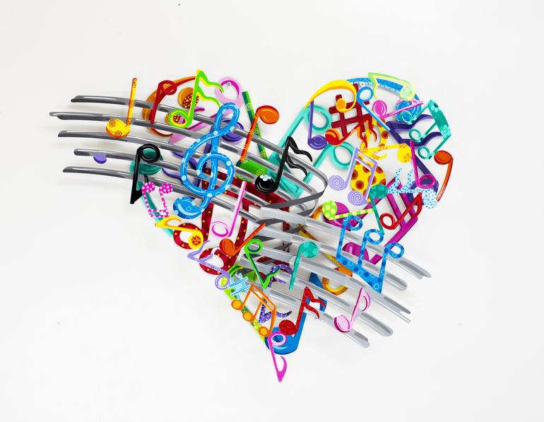 Musical Heart by Tzuki Installation by Tal Mindel | Saatchi Art