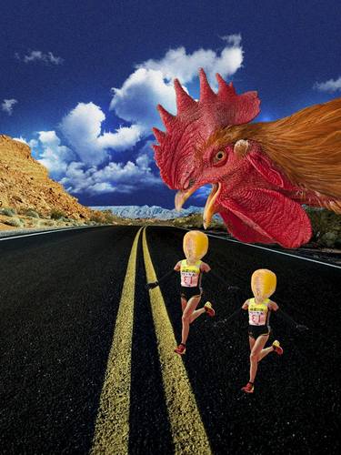 Chicken Attack. Limited Edition Print 4 of 10 thumb