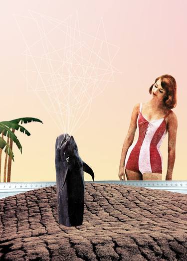 Original Modern Beach Collage by Jaume Serra Cantallops