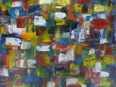 Original Abstract Expressionism Abstract Paintings by Maria Cunha