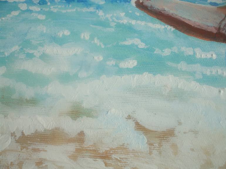 Original Figurative Seascape Painting by Maria Cunha