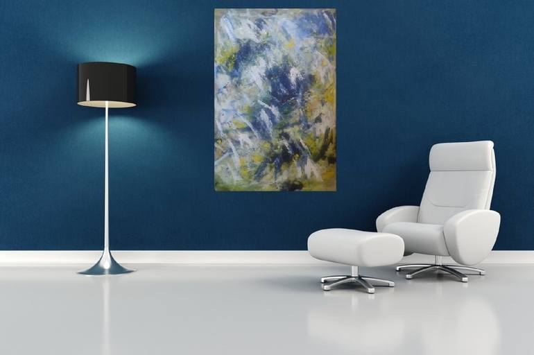 Original Fine Art Abstract Painting by Maria Cunha