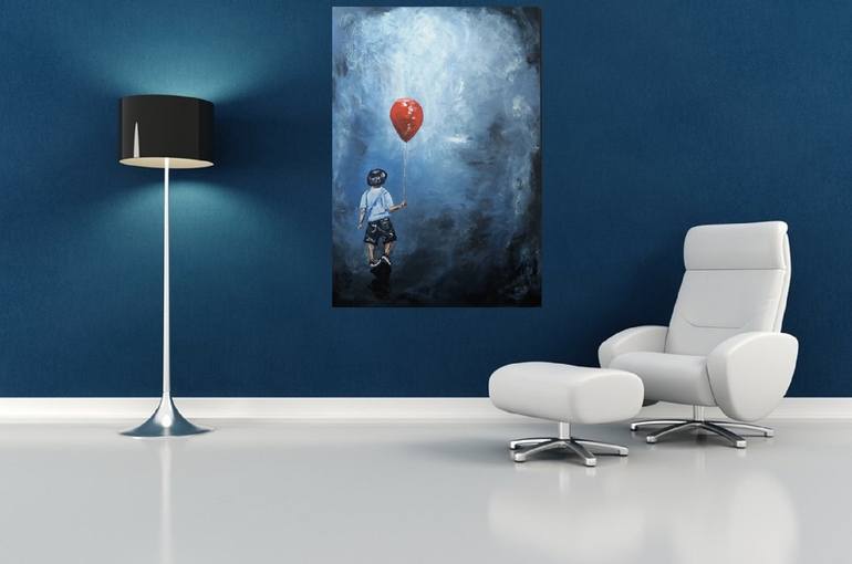 Original Figurative Children Painting by Maria Cunha