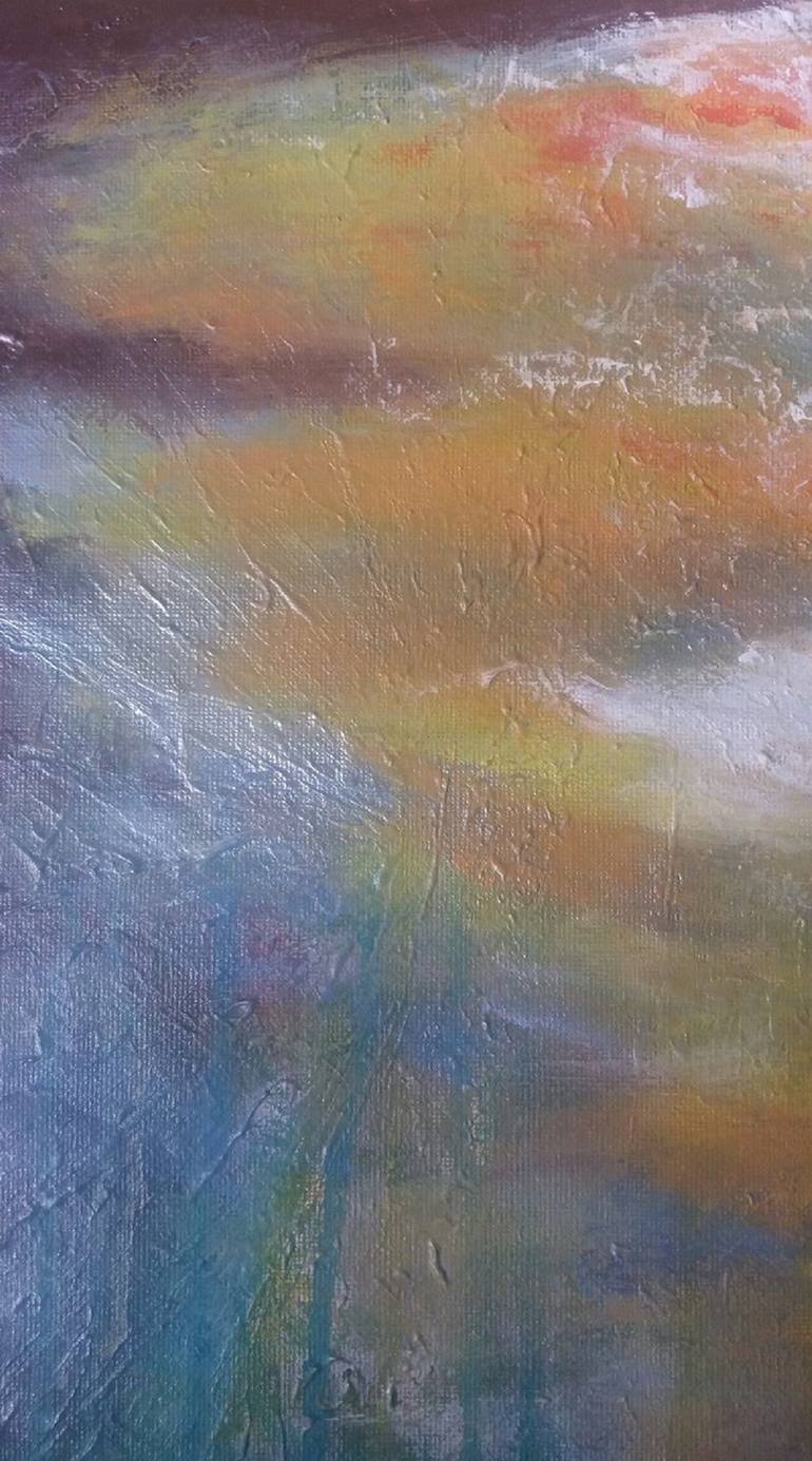 Original Abstract Seascape Painting by Maria Cunha