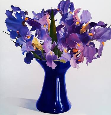 Original Modern Floral Paintings by Robert Stickloon