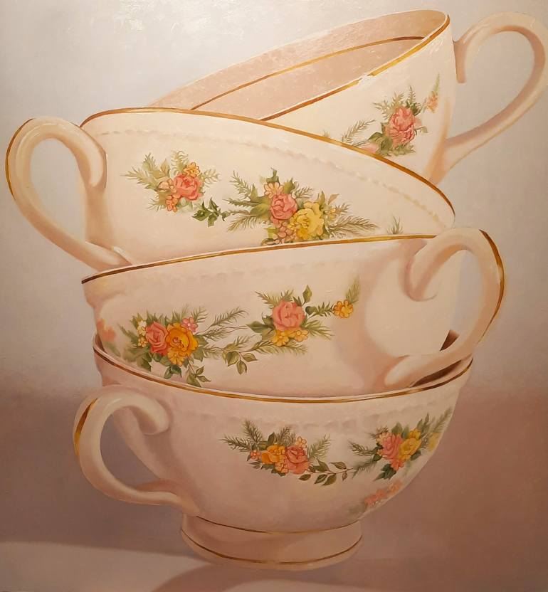 Original Realism Still Life Painting by Robert Stickloon