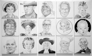 Print of Fine Art Pop Culture/Celebrity Paintings by Robert Stickloon