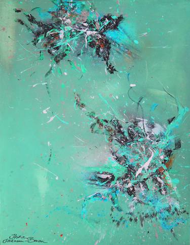 Original Abstract Paintings by Heike Hellmann-Brown
