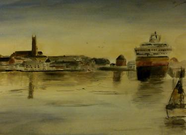 Print of Modern Boat Paintings by Nicholas Arthur
