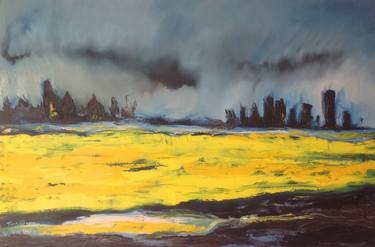 Print of Abstract Expressionism Landscape Paintings by Florin Coman
