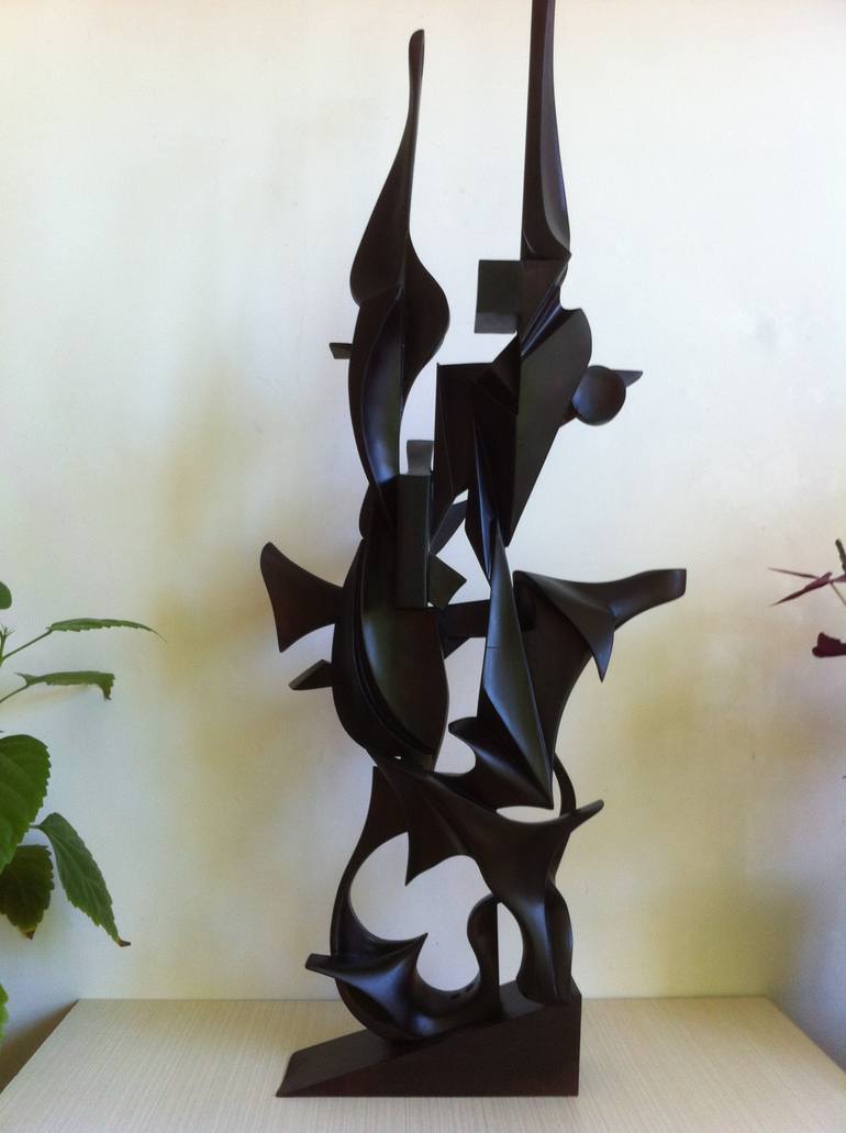 Original Cubism Abstract Sculpture by Melor Verulidze