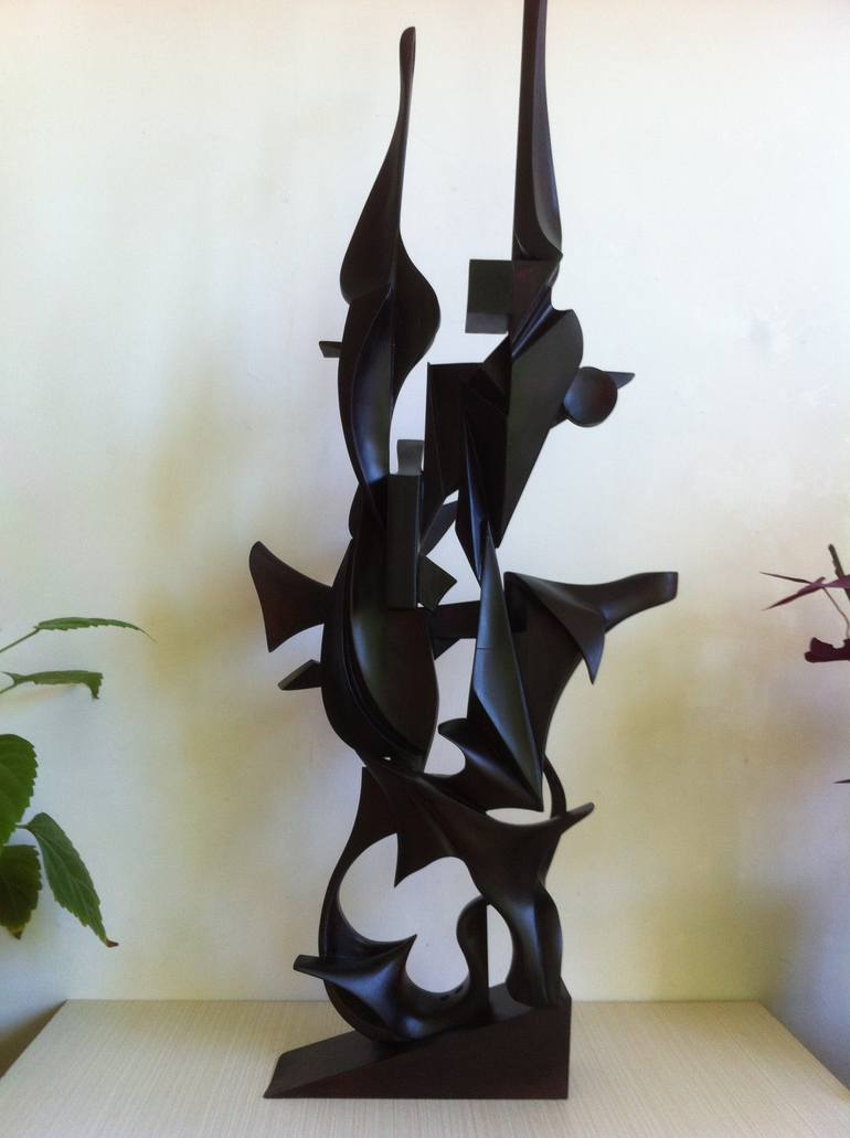 Original Cubism Abstract Sculpture by Melor Verulidze