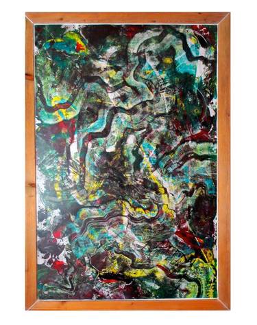 Original Abstract Expressionism Abstract Paintings by Jason Potvin