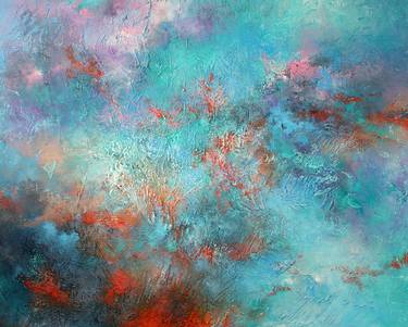 Original Abstract Nature Paintings by Helga Dieckmann