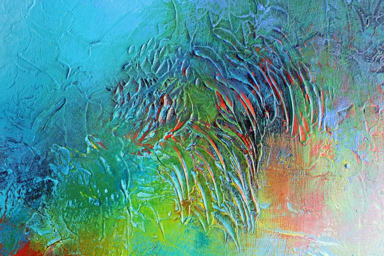 Original Abstract Painting by Helga Dieckmann