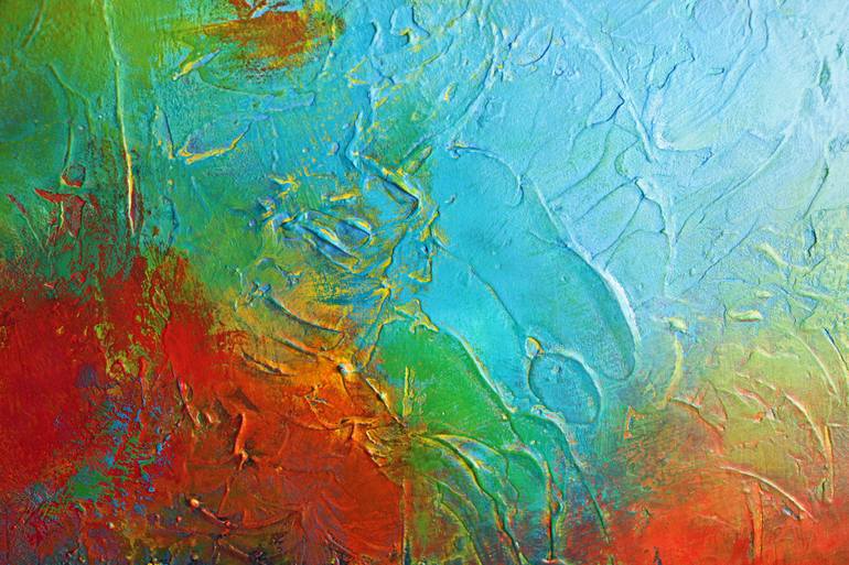 Original Abstract Painting by Helga Dieckmann