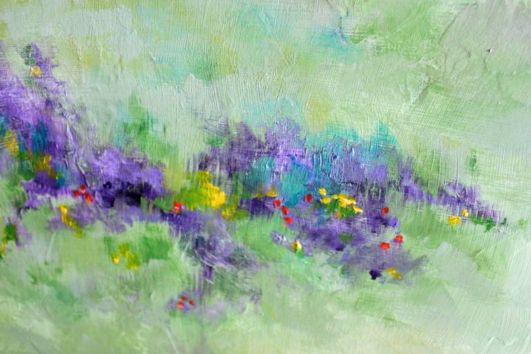 Original Impressionism Nature Painting by Helga Dieckmann