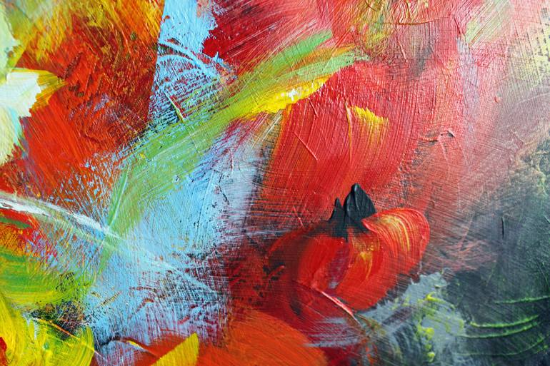 Original Abstract Painting by Helga Dieckmann