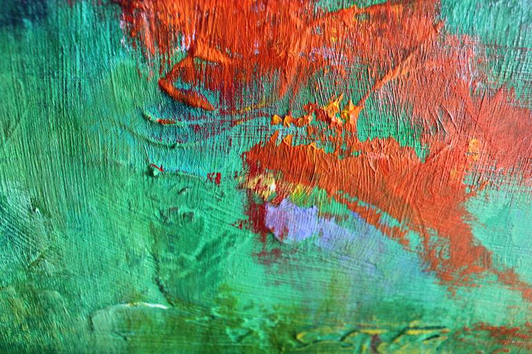 Original Abstract Nature Painting by Helga Dieckmann