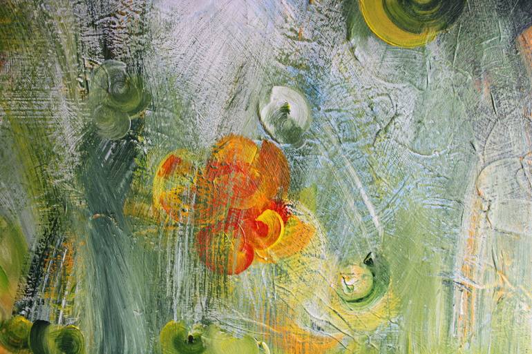Original Abstract Expressionism Nature Painting by Helga Dieckmann
