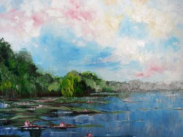 Original Impressionism Landscape Paintings by Helga Dieckmann