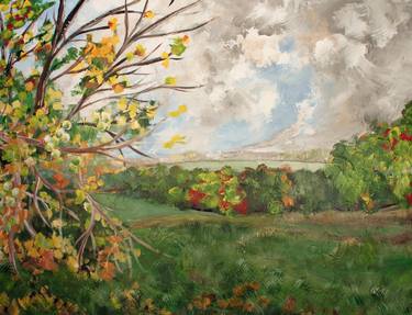 Original Impressionism Landscape Paintings by Helga Dieckmann