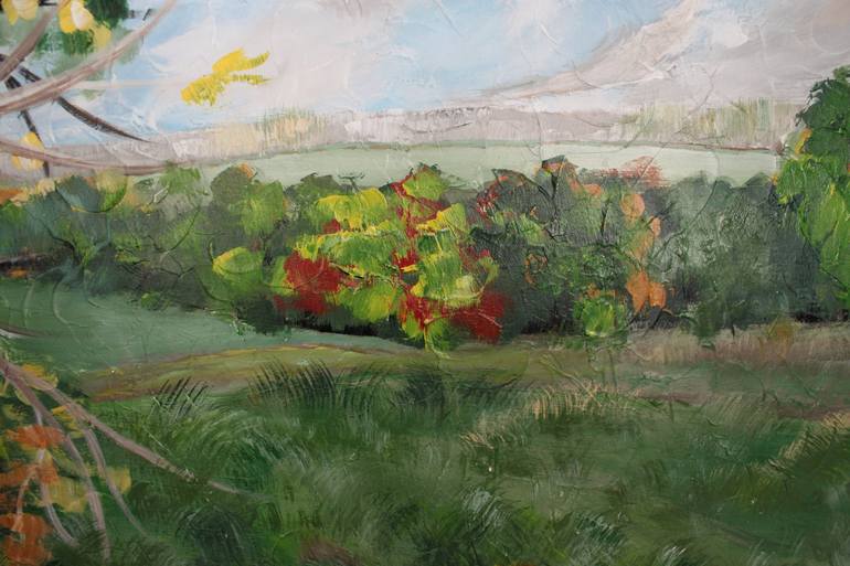 Original Impressionism Landscape Painting by Helga Dieckmann