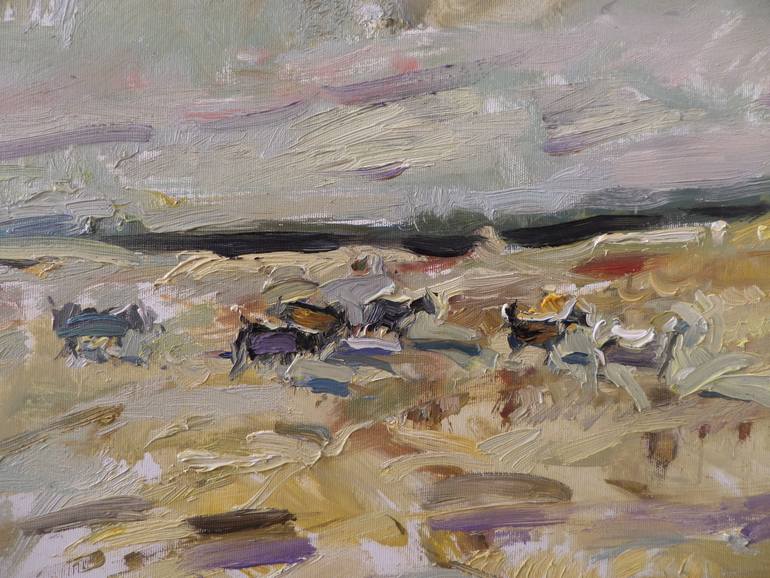 Original Expressionism Landscape Painting by Ivan Russev