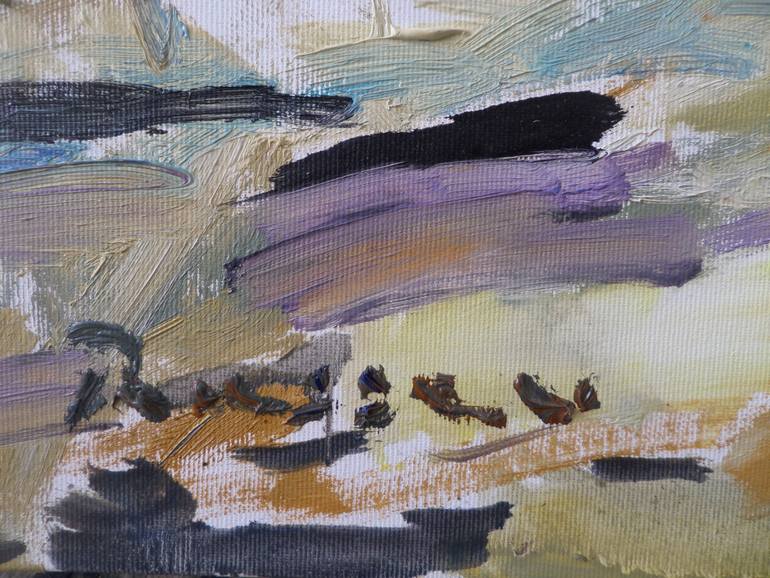 Original Expressionism Landscape Painting by Ivan Russev