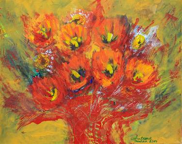 Print of Abstract Floral Paintings by Gutiera Prodan