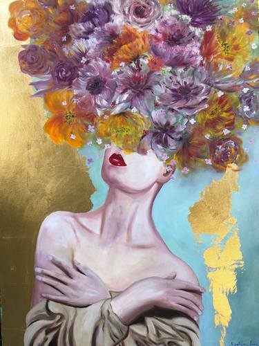 Original Conceptual Women Paintings by Inna Montano