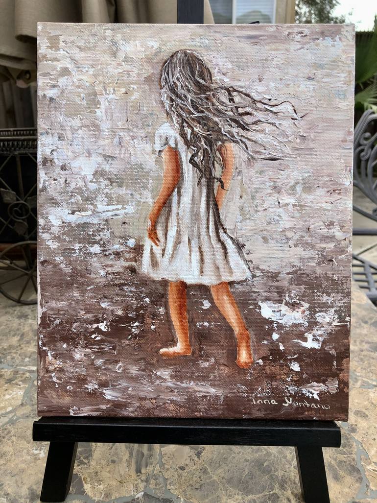 Original Expressionism People Painting by Inna Montano