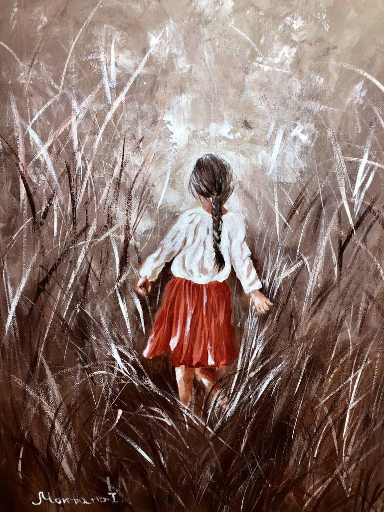 Original Children Painting by Inna Montano