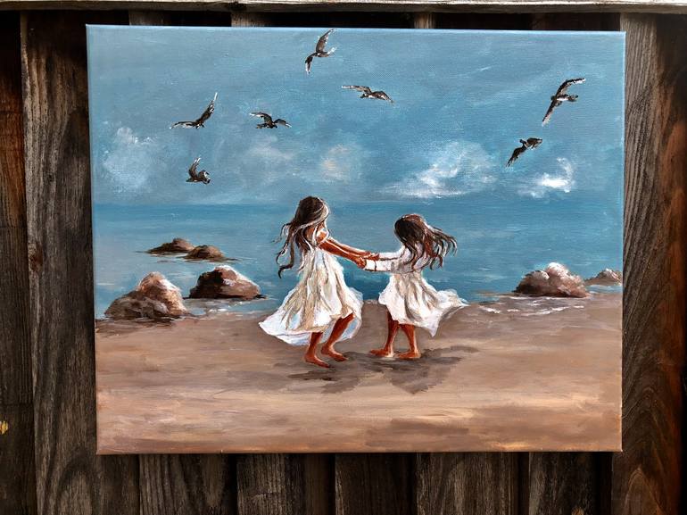 Original Children Painting by Inna Montano