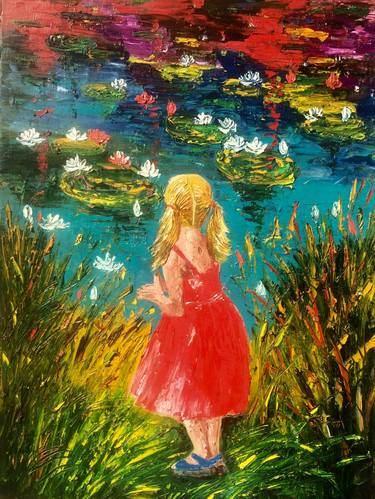 Original Expressionism Children Paintings by Inna Montano