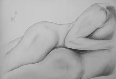 Print of Figurative Nude Drawings by Liliana Cardoso